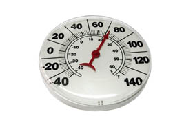 Environmental thermometer clock type ºC/ºF 