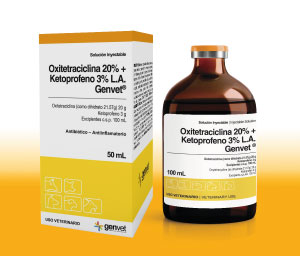 OXITETRACICLINA 20% + KETOPROFENO 3% L.A. GENVET®